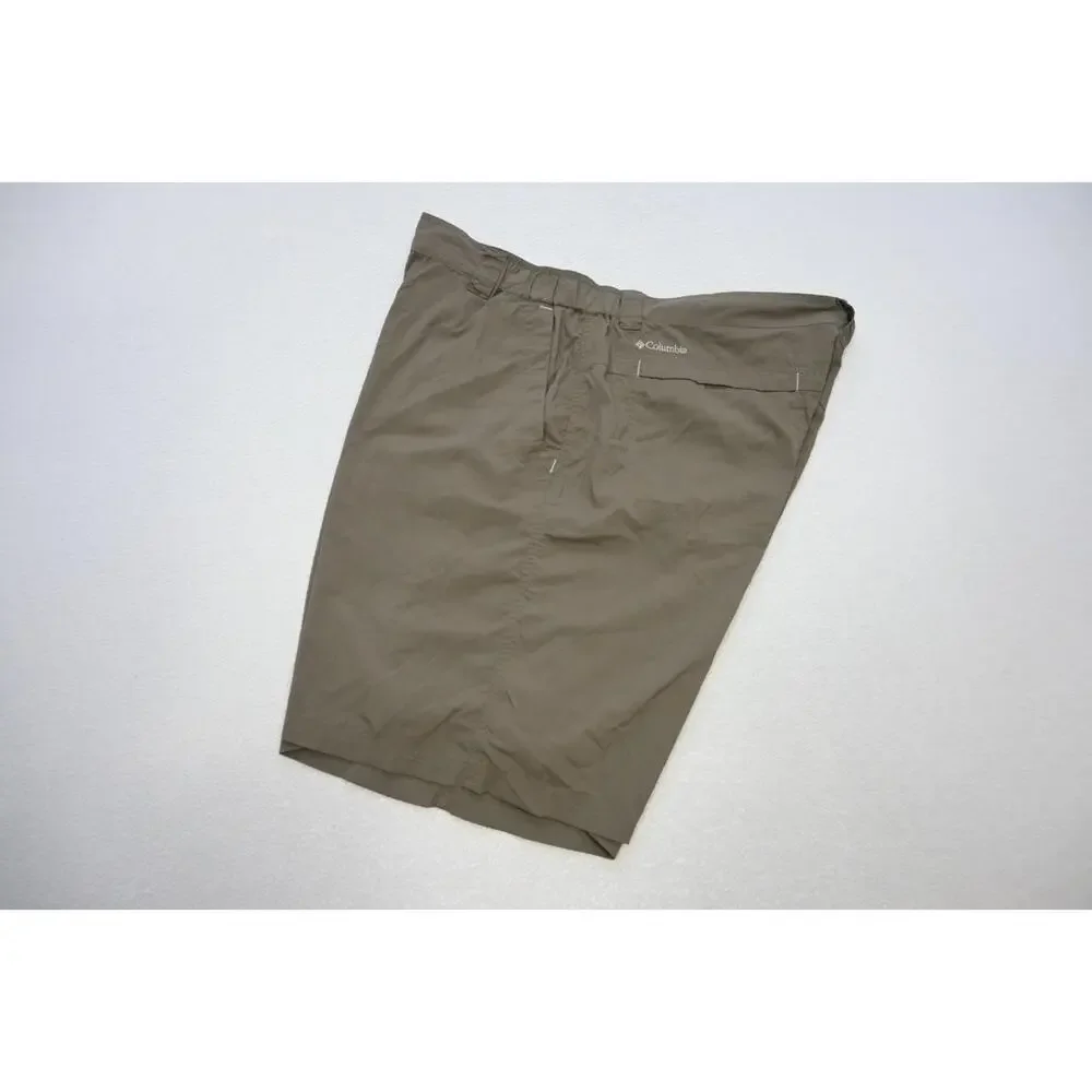 Columbia Omni-Shade‎ Cargo Shorts Gray/Brown Fishing Hiking Camping Mens Size XL